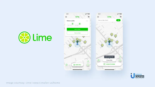 Lime Scooter Sharing App