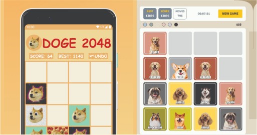 Top Features of Doge 2048 Online Meme Dog Game