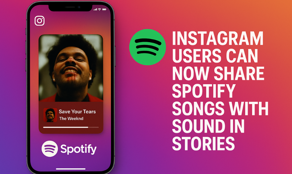 Spotify songs on Instagram Stories: Users Can Now Share Spotify Songs with Sound in Stories