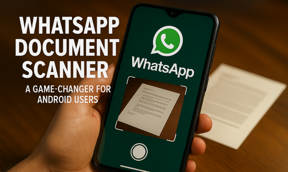 WhatsApp Document Scanner: A Built-In Feature Coming Soon for Android Users