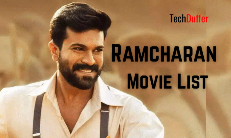 Complete Ramcharan Movie List with Release Date and IMDb Ratings