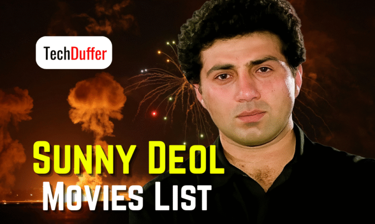 Sunny Deol Movies List You Must Watch Once in Your Life